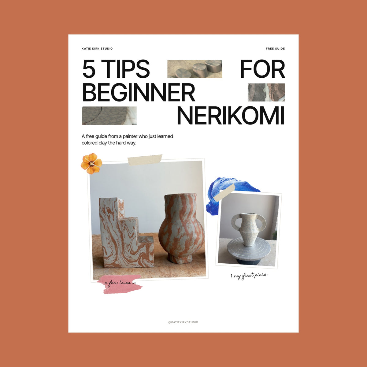 Cover of 5 tips for beginner nerikomi